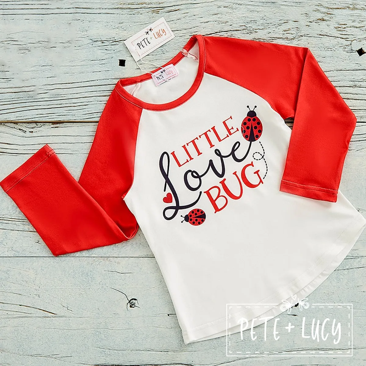 Little Love Bug Raglan Long Sleeve