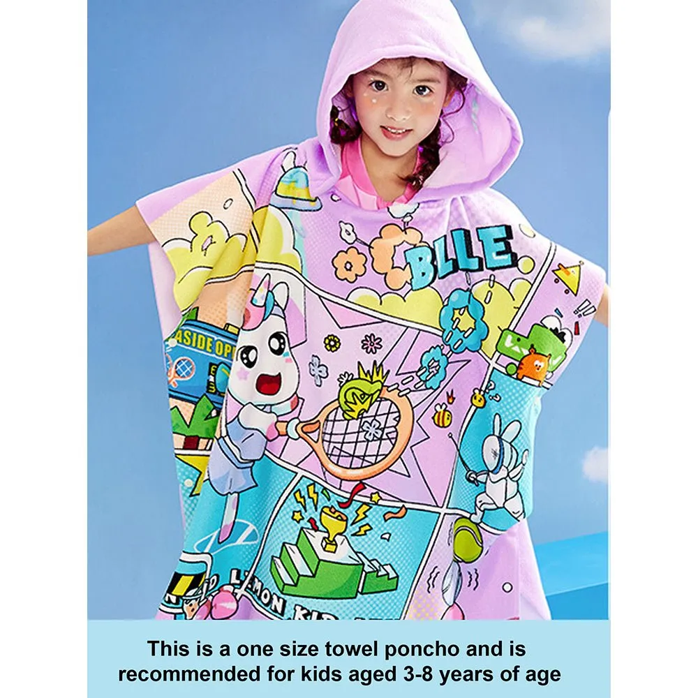 Little Surprise Box Hooded Swim Poncho/ Bath Towel/ swim coverup for Kids