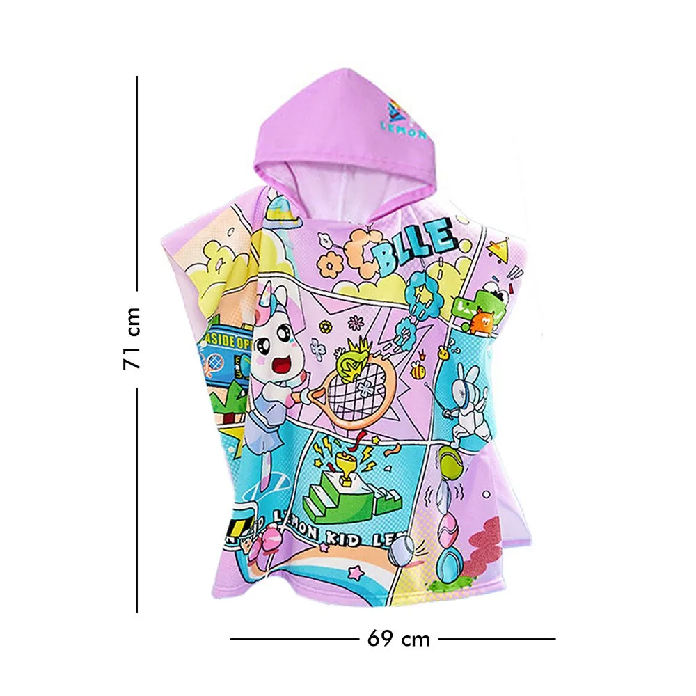 Little Surprise Box Hooded Swim Poncho/ Bath Towel/ swim coverup for Kids