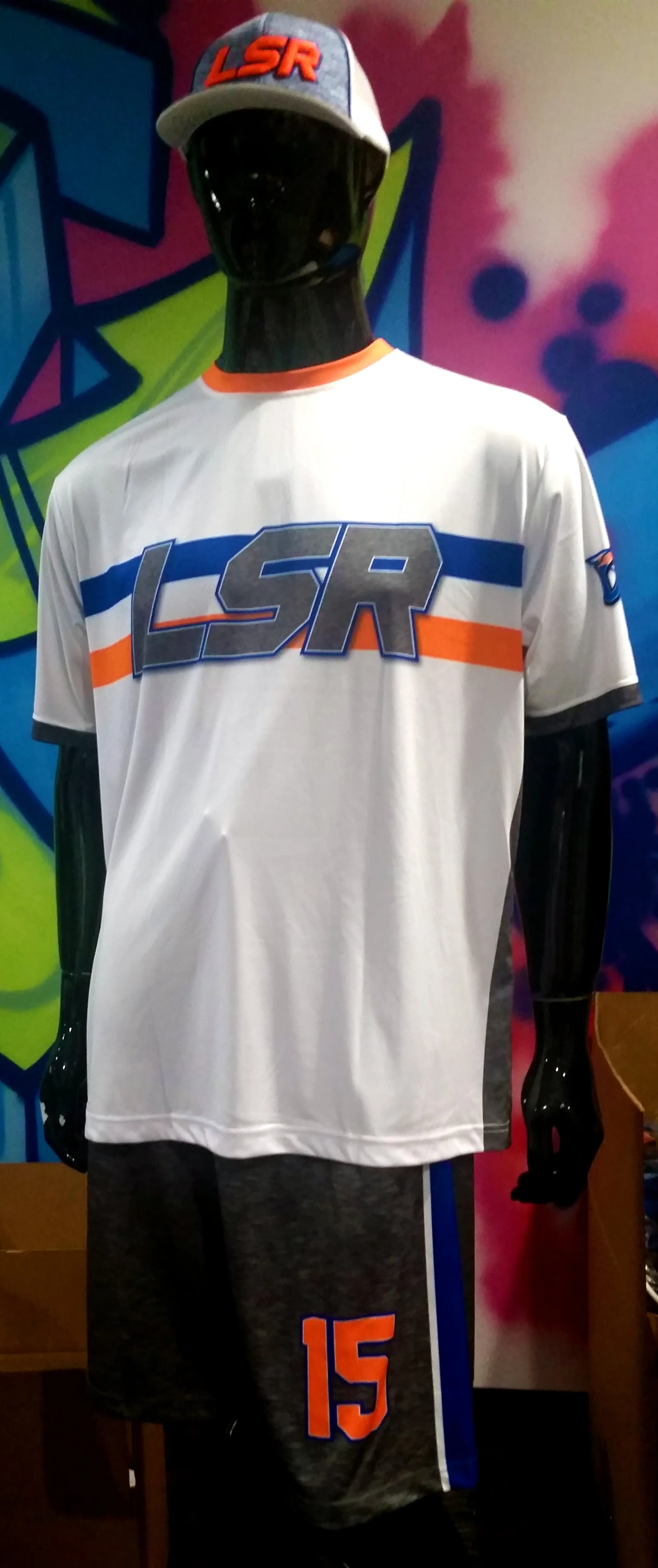 LSR, Heather Gray - Full-Dye Jersey, Hat & Shorts