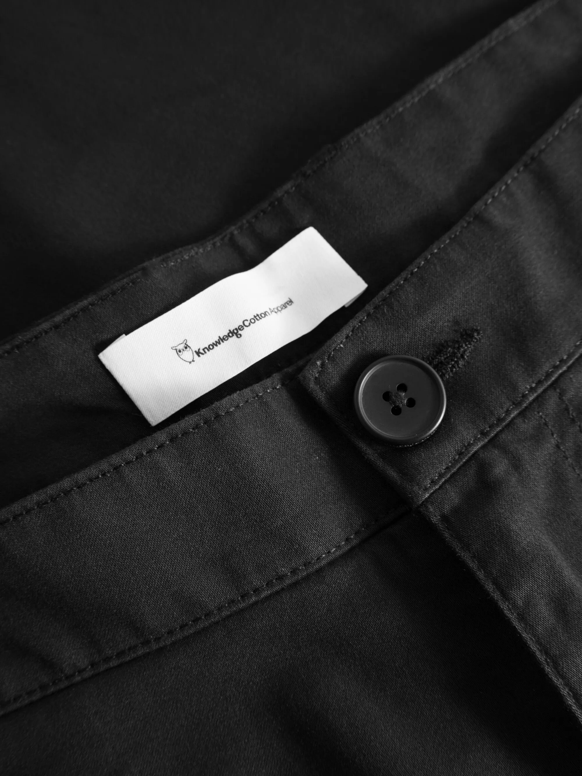 LUCA slim twill chino pants - Black Jet