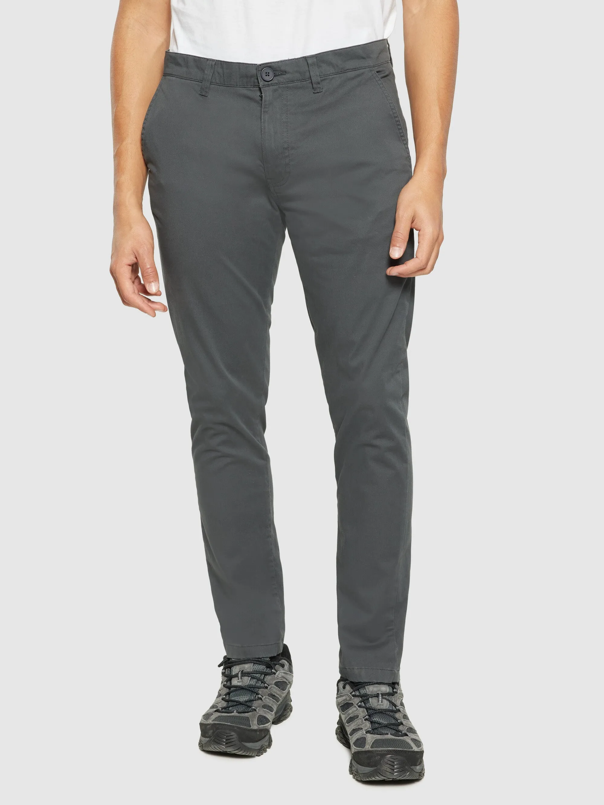 LUCA slim twill chino pants - Phantom