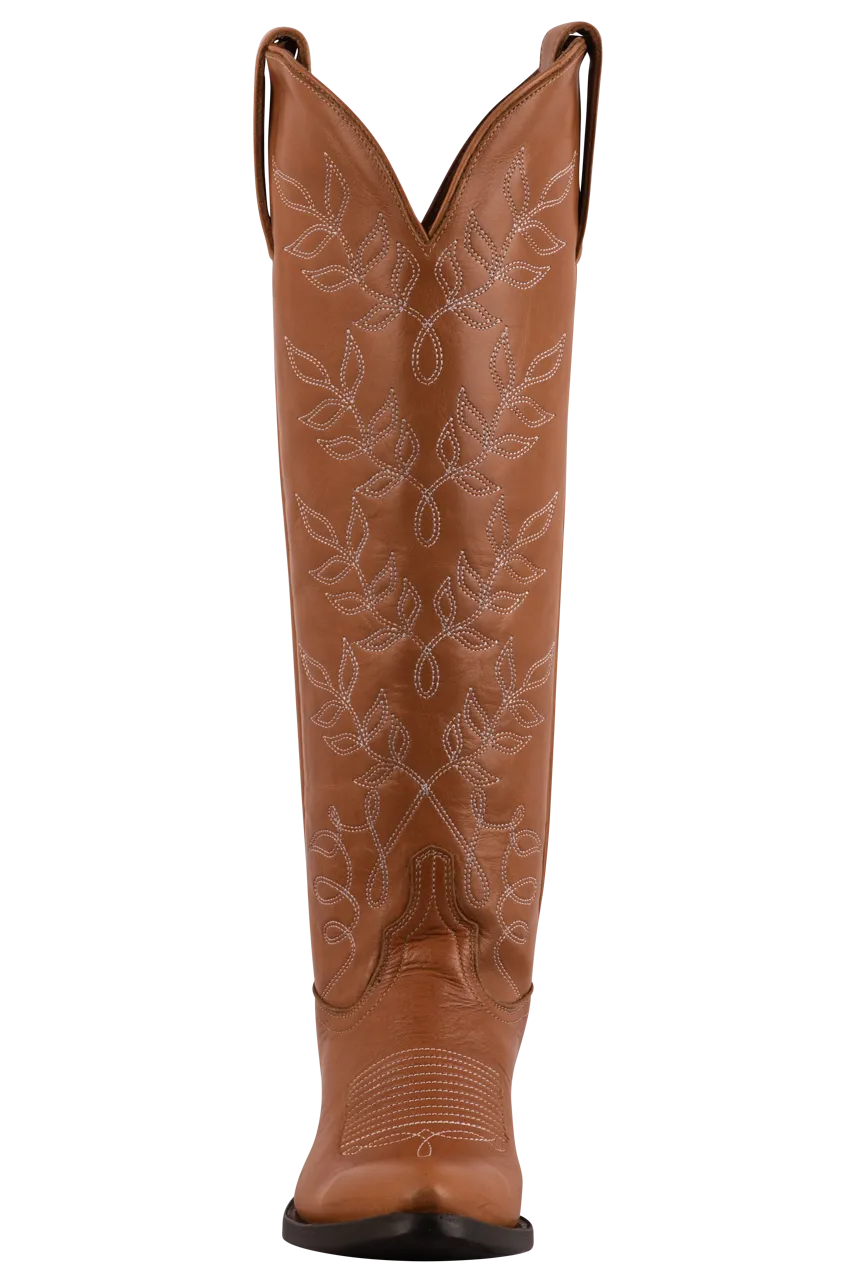 Lucchese Women's Tan Willow Cowgirl Boots