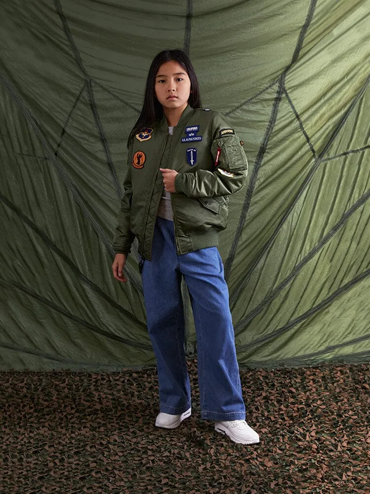 MA-1 SQUADRON BOMBER JACKET Y