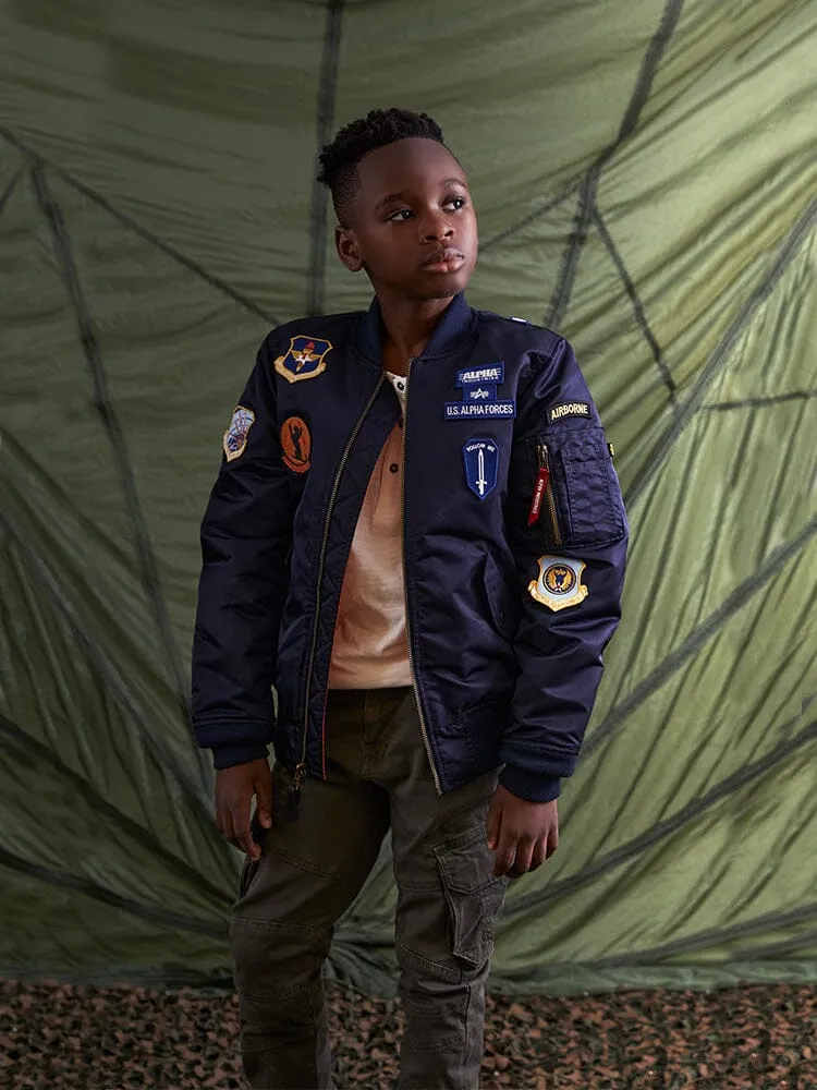 MA-1 SQUADRON BOMBER JACKET Y