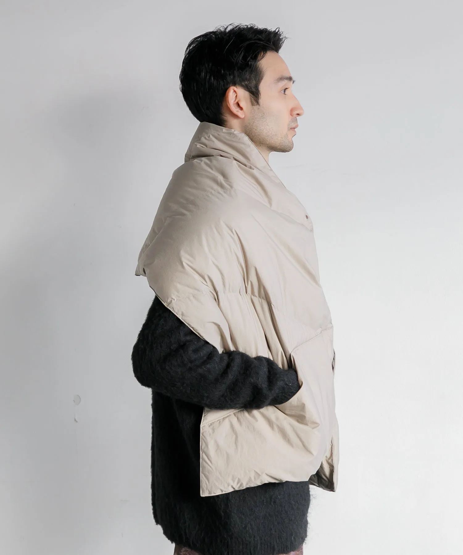 【MEN , WOMEN】NANGA DOWN PONCHO MUFFLER