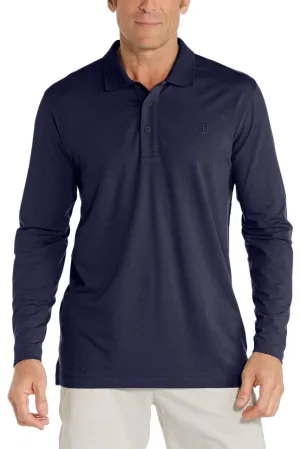 Men's Coppitt Long Sleeve Weekend Polo  |  Navy