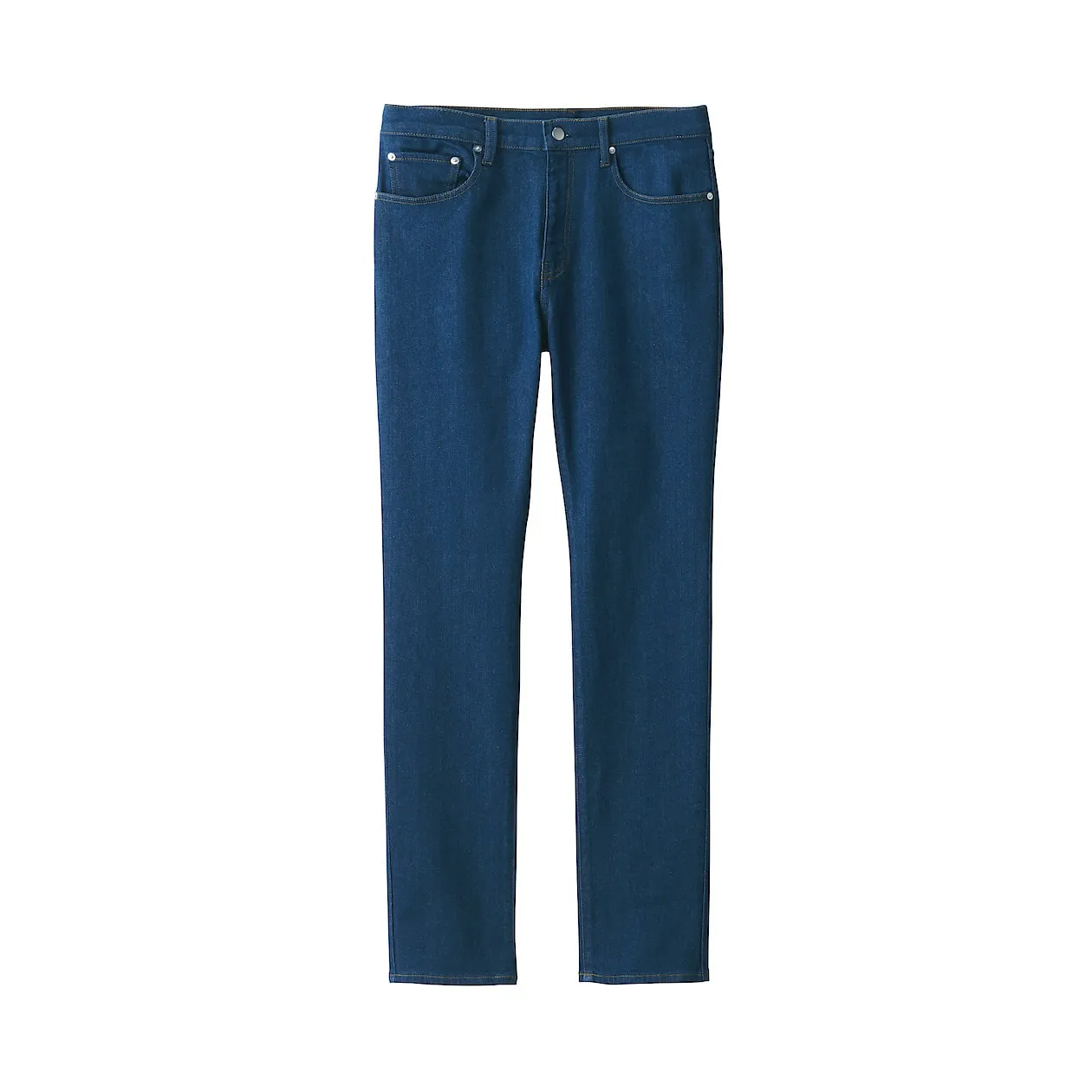 Men's Stretch Denim Slim Pants Blue (L 30inch / 76cm)