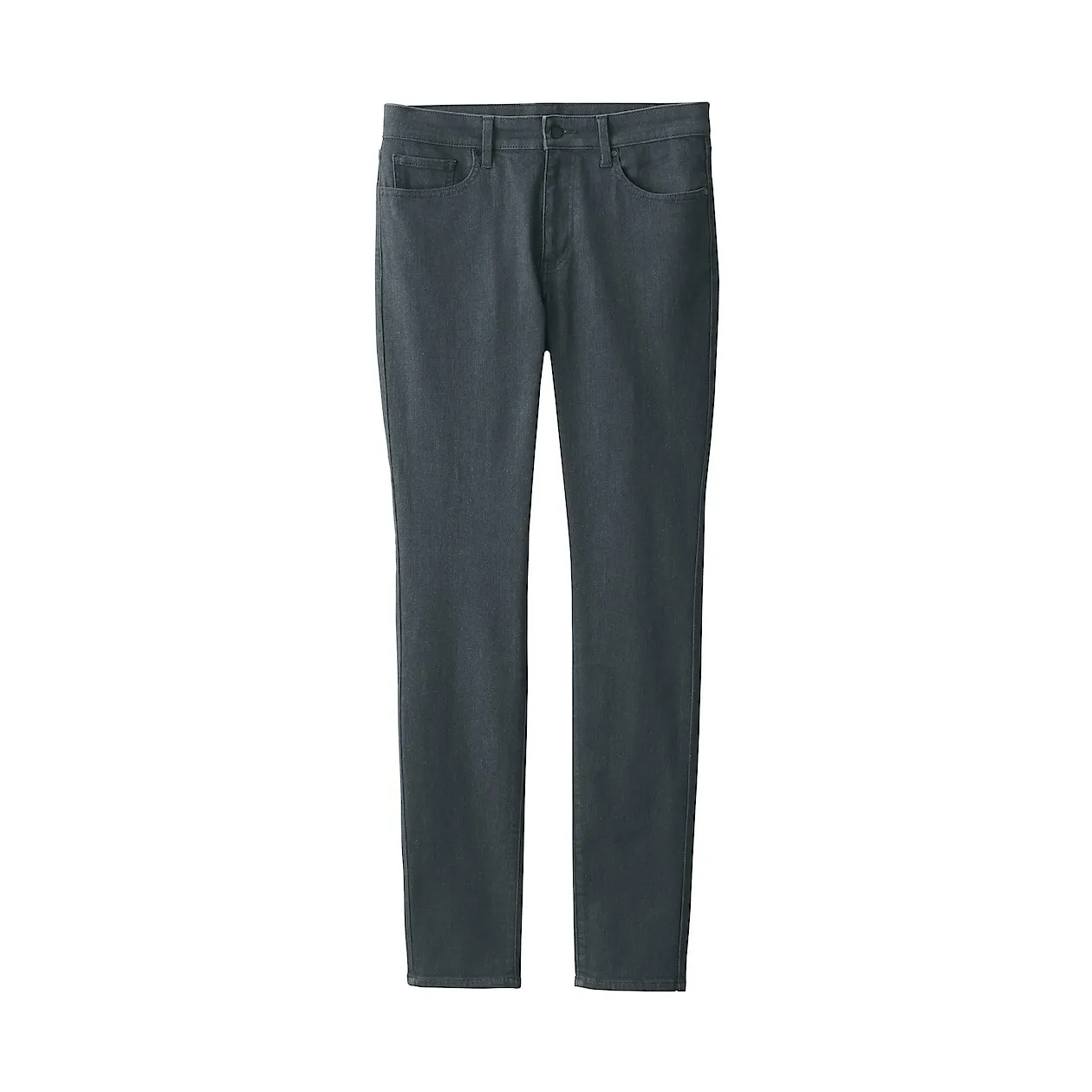 Men's Super Stretch Denim Skinny Pants Charcoal Grey (L 30inch / 76cm)