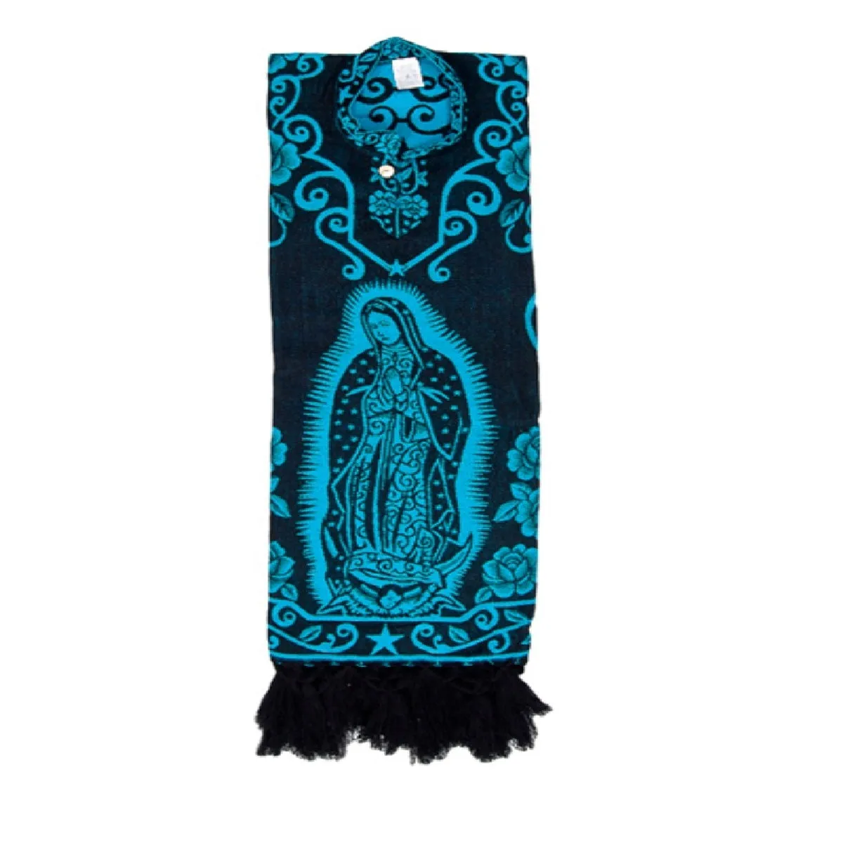 Mexican Poncho Turquoise NA-TM-73403