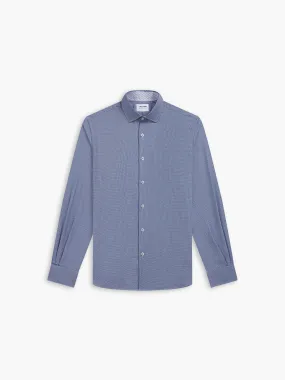 Micro Dogtooth Navy Shirt