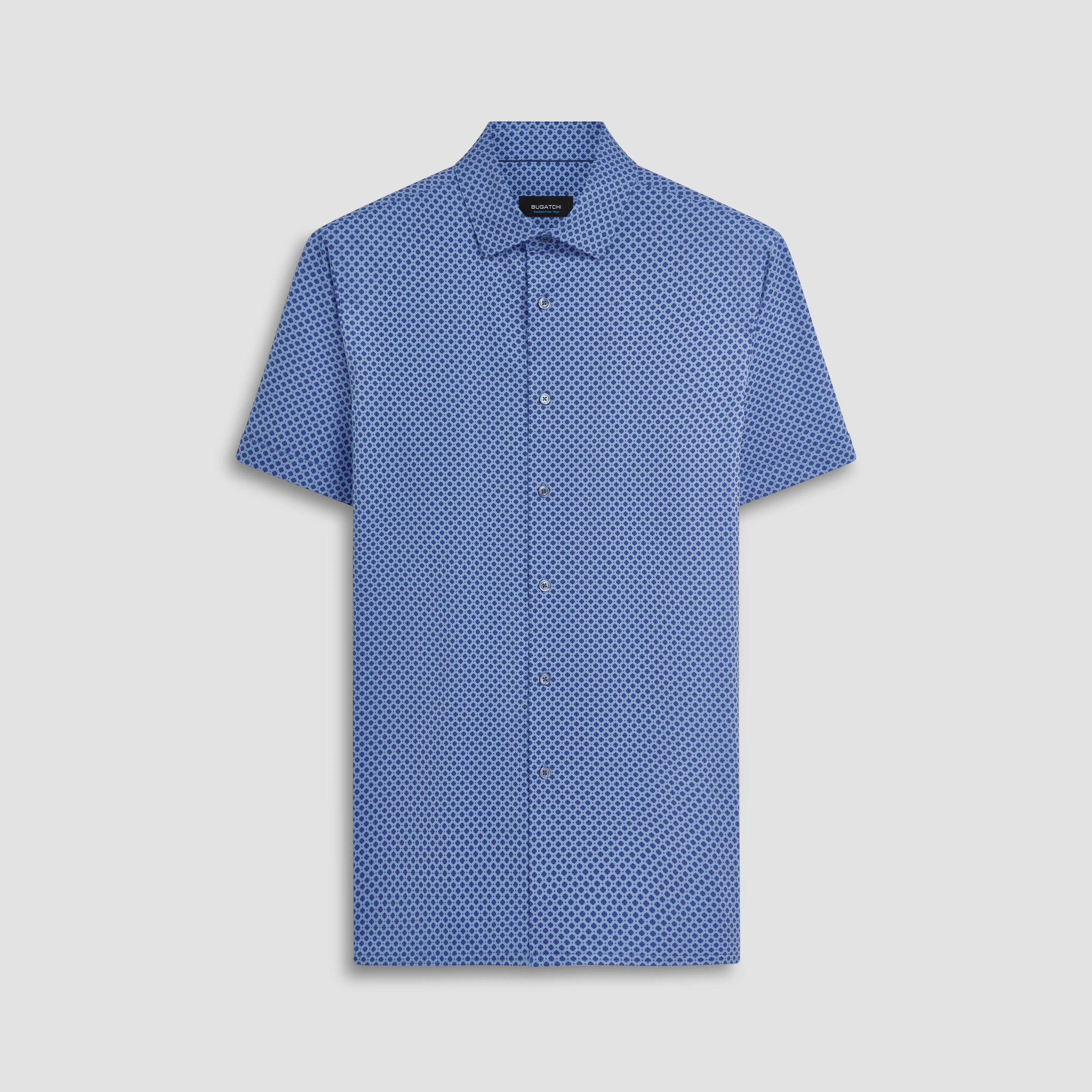 Milo Geometric Print OoohCotton Short Sleeve Shirt