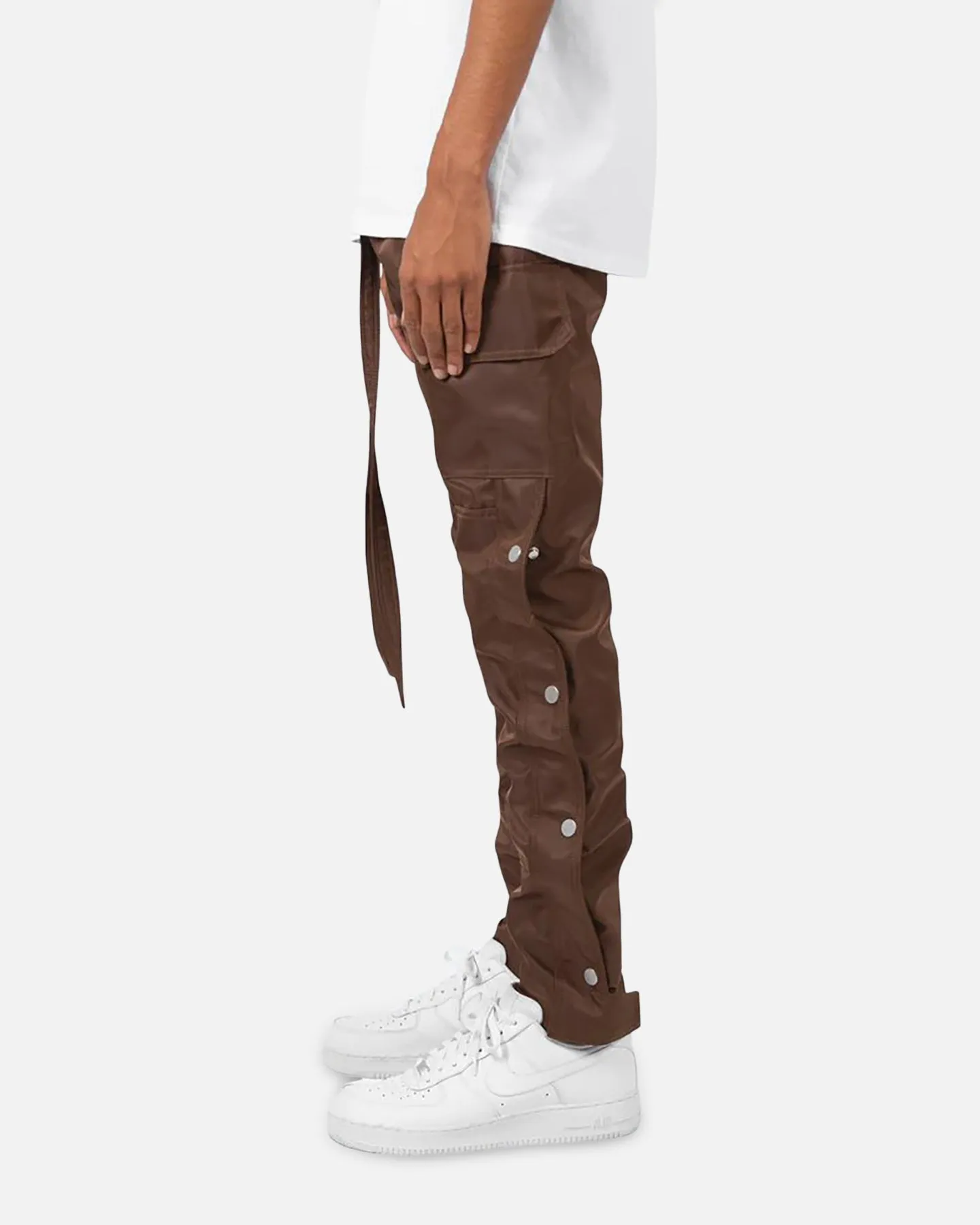 MNML Snap Zipper II Cargo Pants Brown