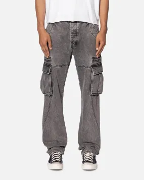 MNML V652 Owl Grey Cargo Pants Grey