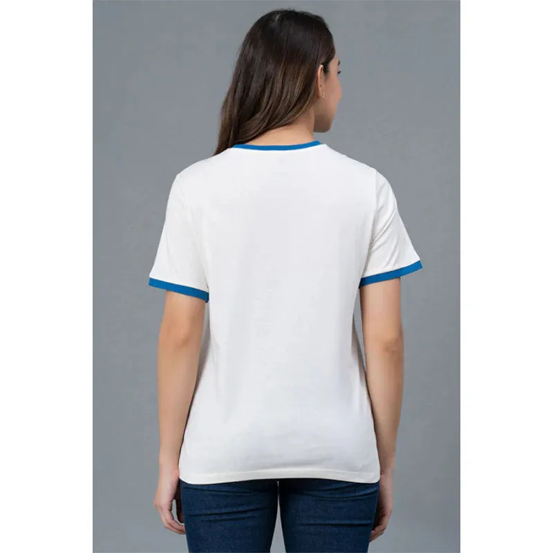 Mode by RedTape Casual Graphic Print T-Shirt for Women | Comfortable Casual T-Shirt for Women