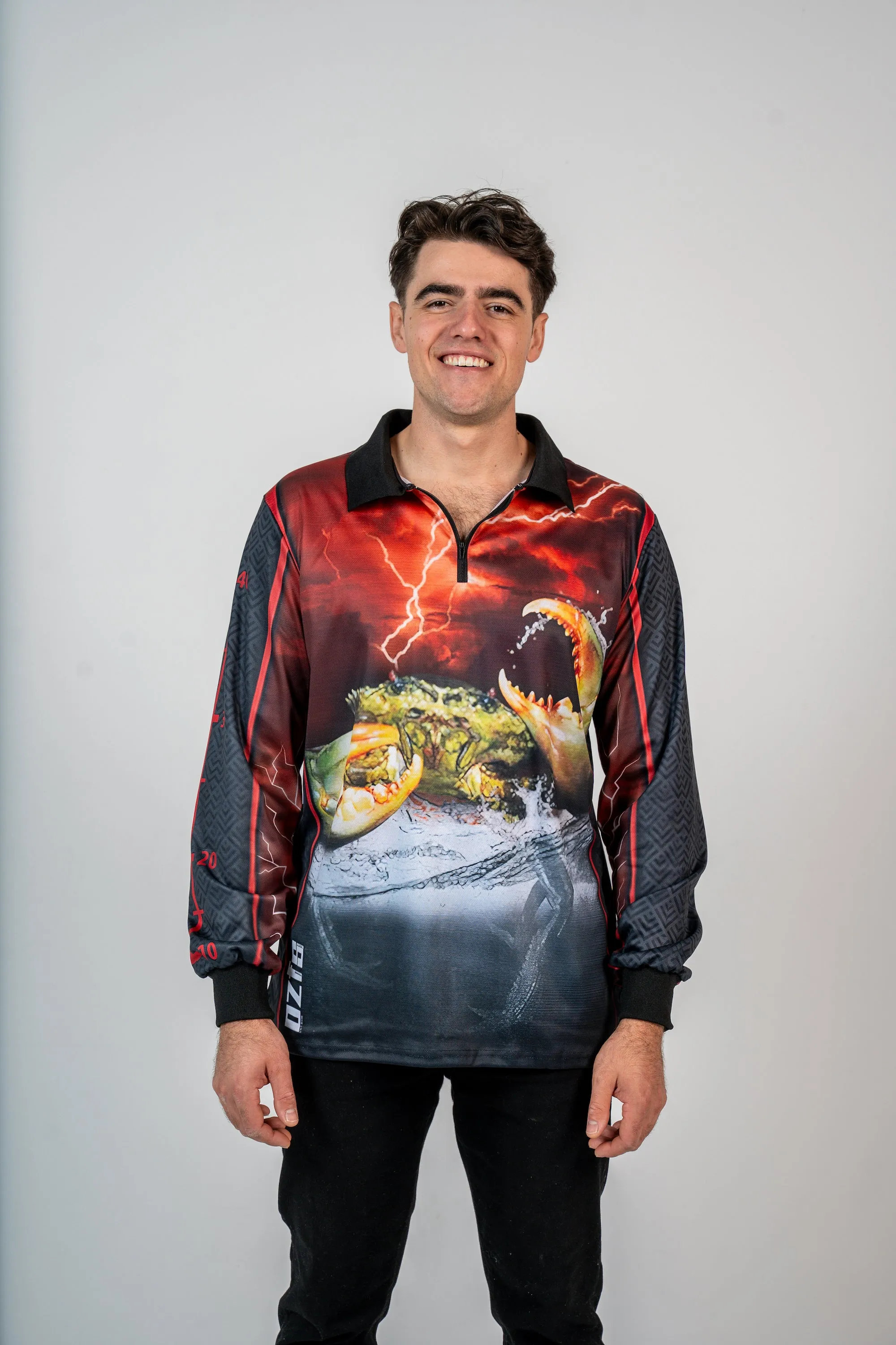 Mud Crab Clawsome Fishing Shirt - Quick Dry & UV Rated