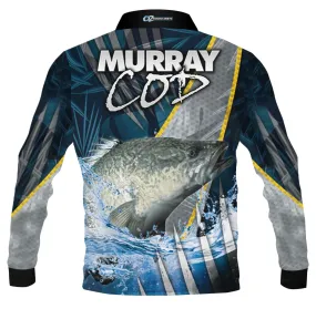 Murray Cod Blue Fishing Shirt - Quick Dry & UV Rated