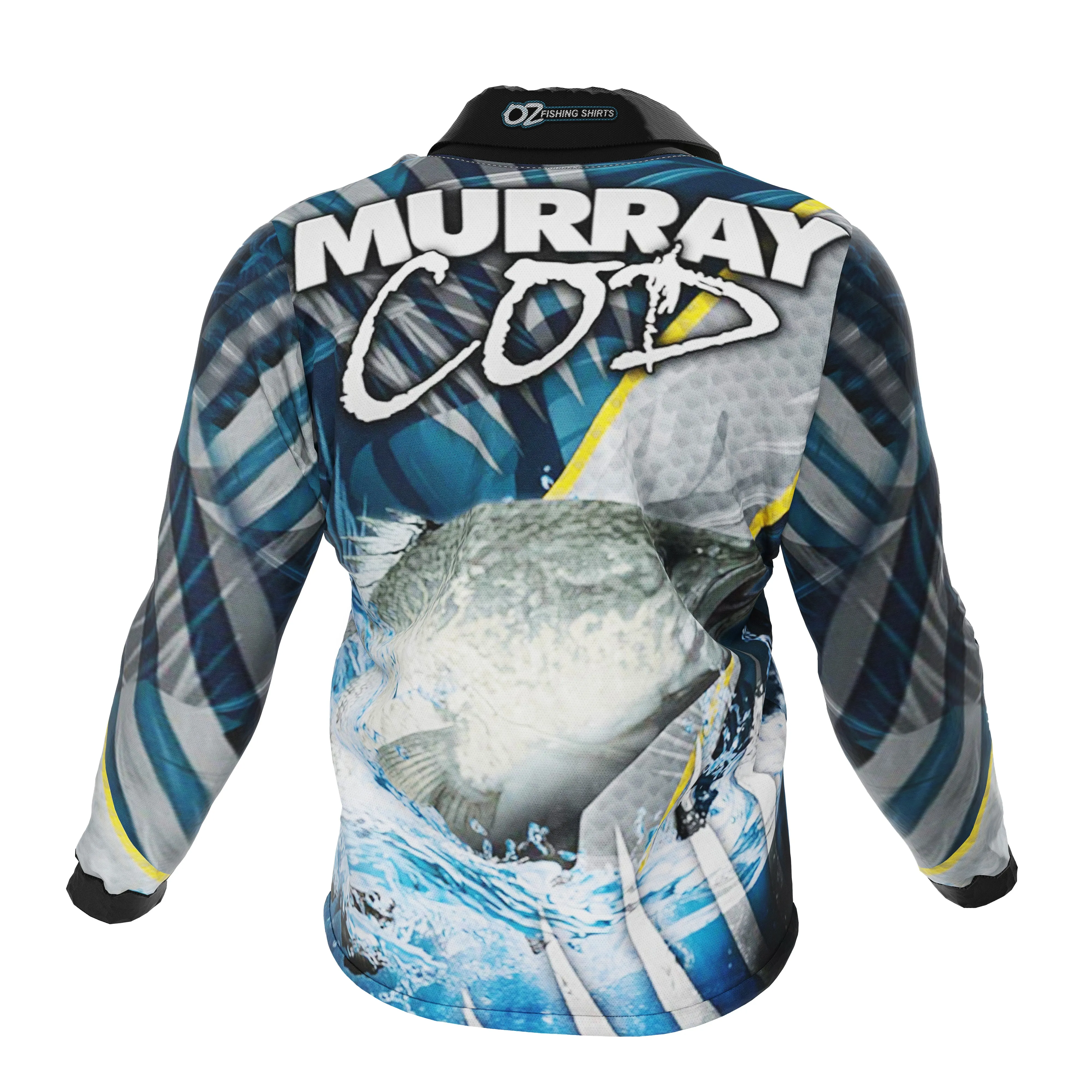 Murray Cod Blue Fishing Shirt - Quick Dry & UV Rated