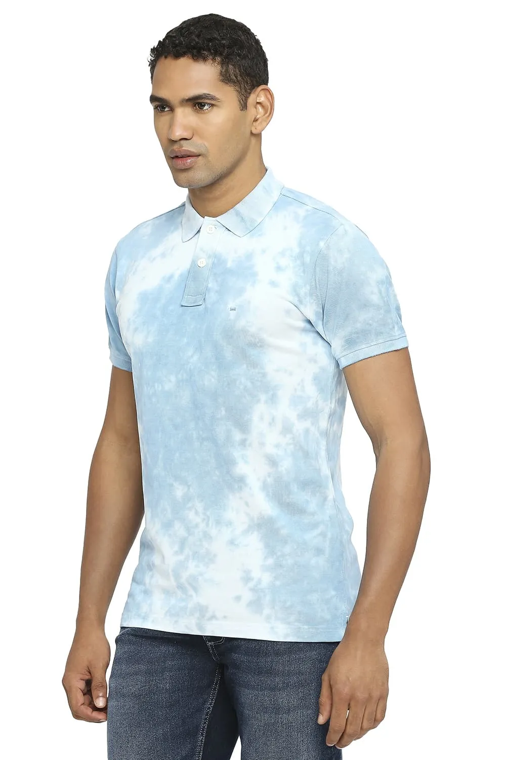 Muscle Fit Tie Dye Polo T-shirt