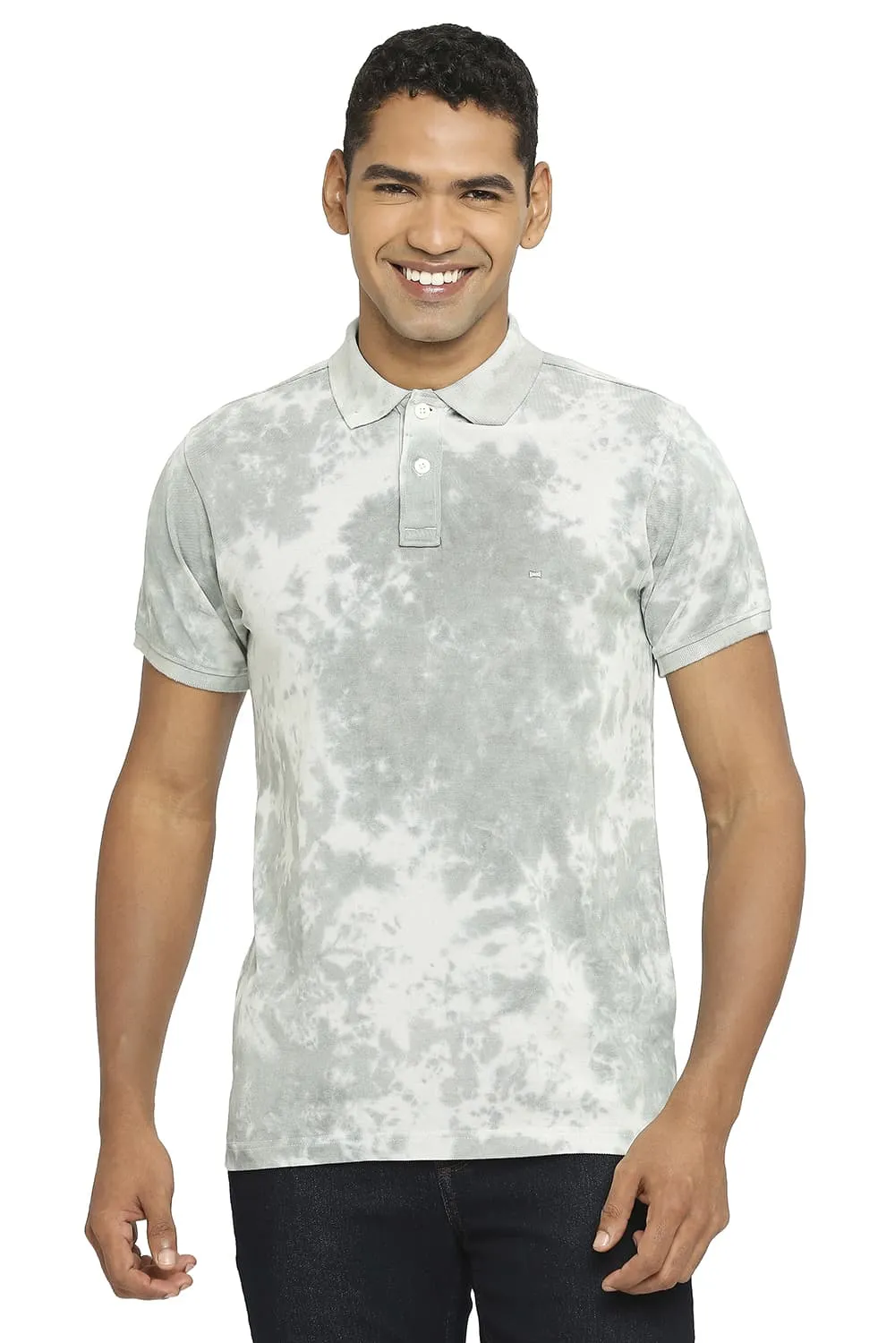 Muscle Fit Tie Dye Polo T-shirt