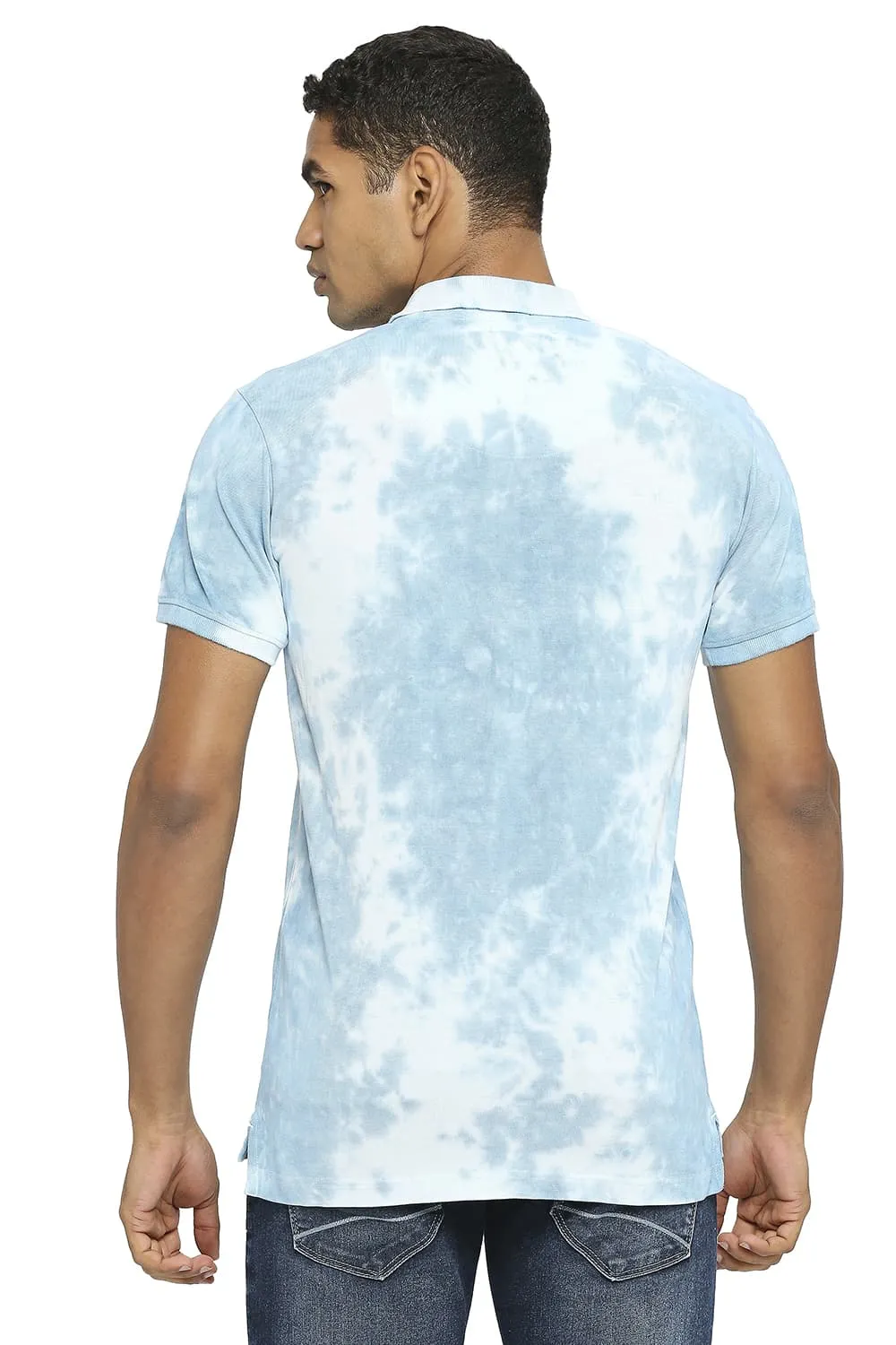 Muscle Fit Tie Dye Polo T-shirt