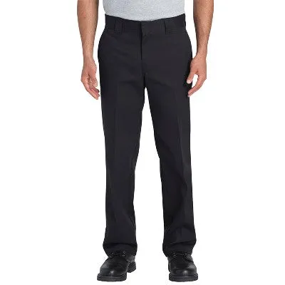 NEW - Dickies Men's FLEX Slim Fit Straight Leg Work Pants - Black 38X30