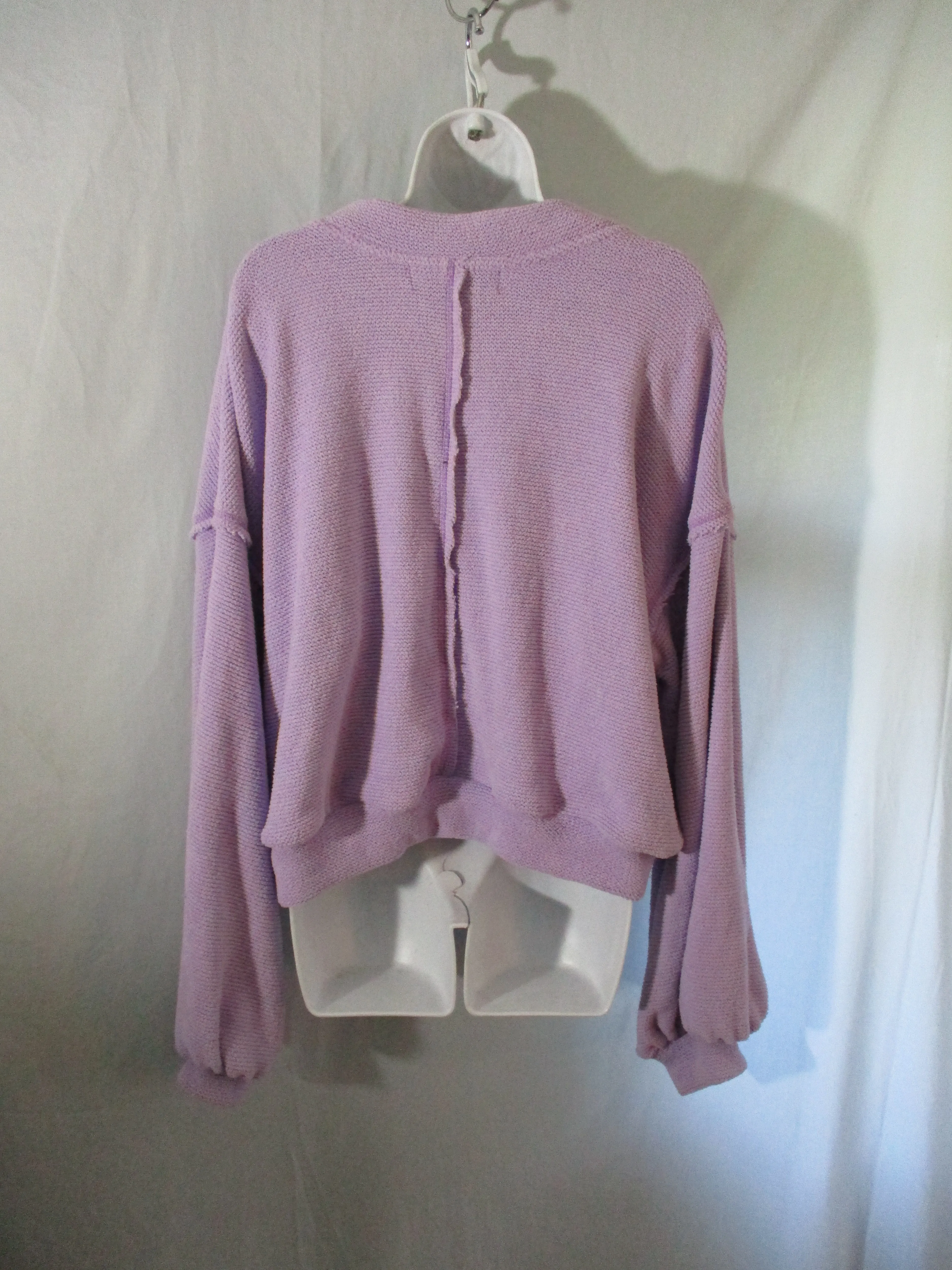 NEW FREE PEOPLE FP BEACH SWEATSHIRT M Lilac Purple