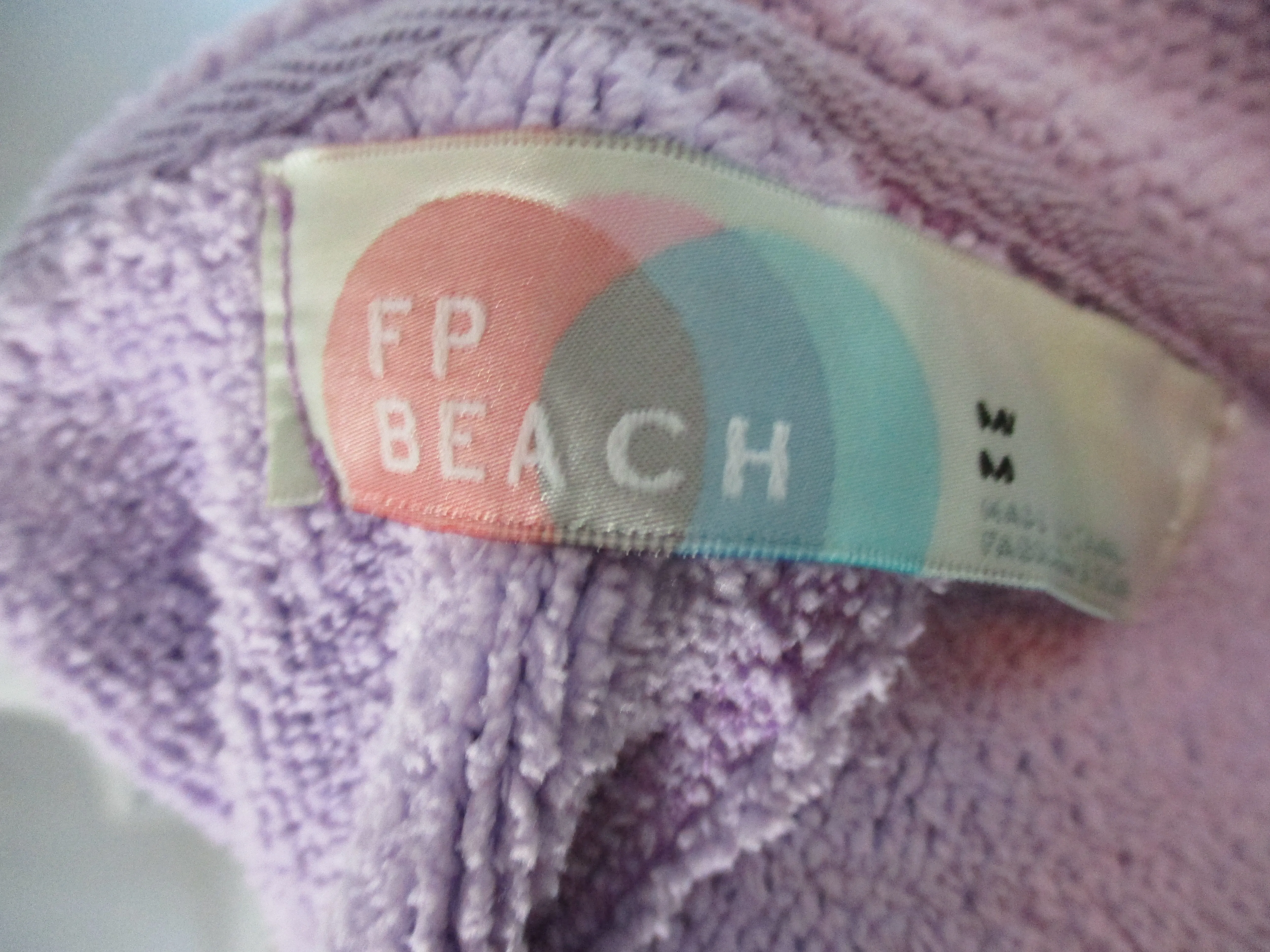 NEW FREE PEOPLE FP BEACH SWEATSHIRT M Lilac Purple