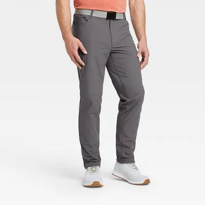 New - Men's Big & Tall Golf Pants - All in Motion Dark Gray 36x34