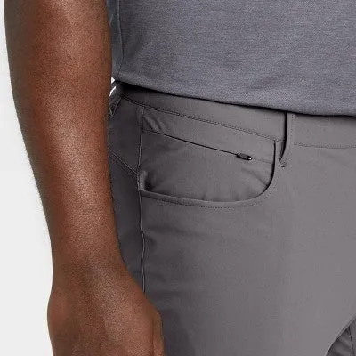 New - Men's Big & Tall Golf Pants - All in Motion Dark Gray 36x34