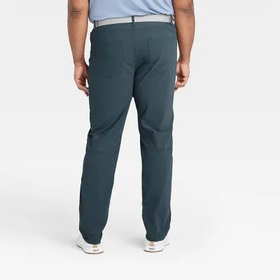 New - Men's Big & Tall Golf Pants - All in Motion Navy 34x34