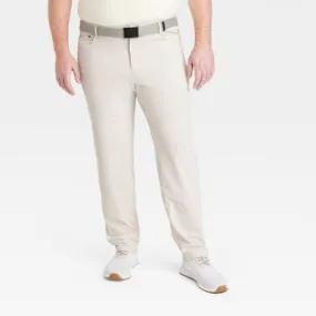 New - Men's Big & Tall Golf Pants - All in Motion Stone 30x34