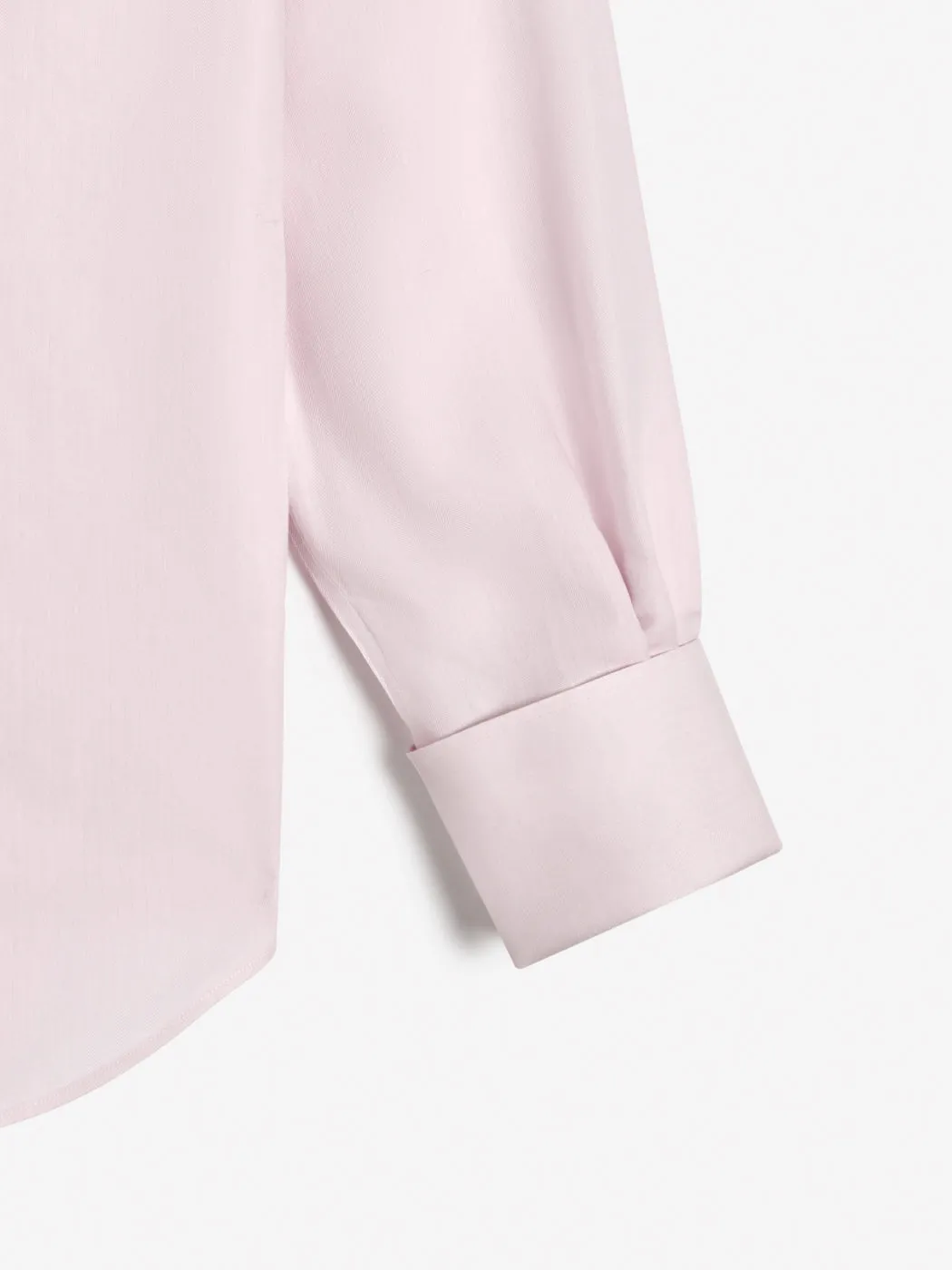 Non-Iron Pink Small Herringbone Slim Fit Dual Cuff Classic Collar Shirt