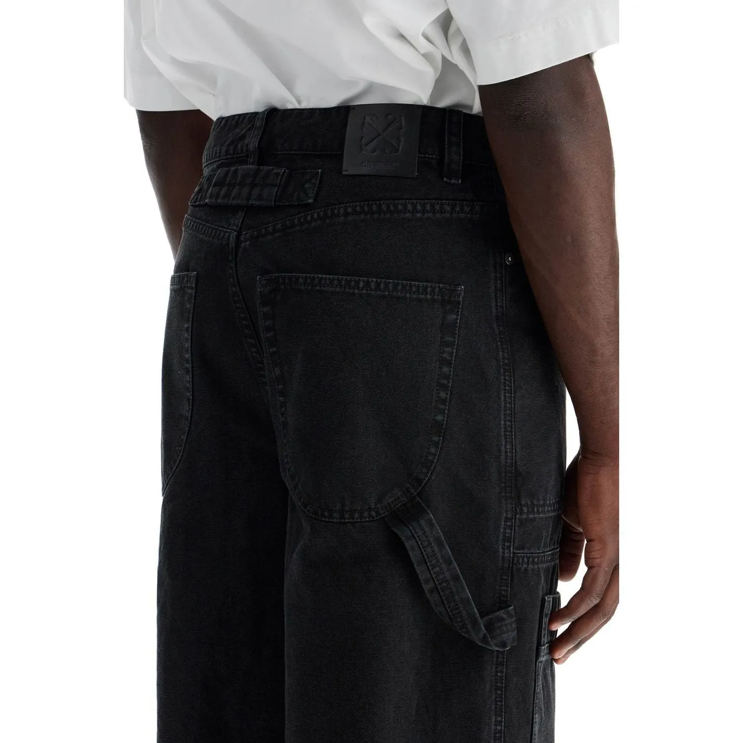 Off-White carpenter canvas pants in  cotton