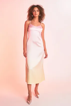 Ombre Sleeveless Midi Dress