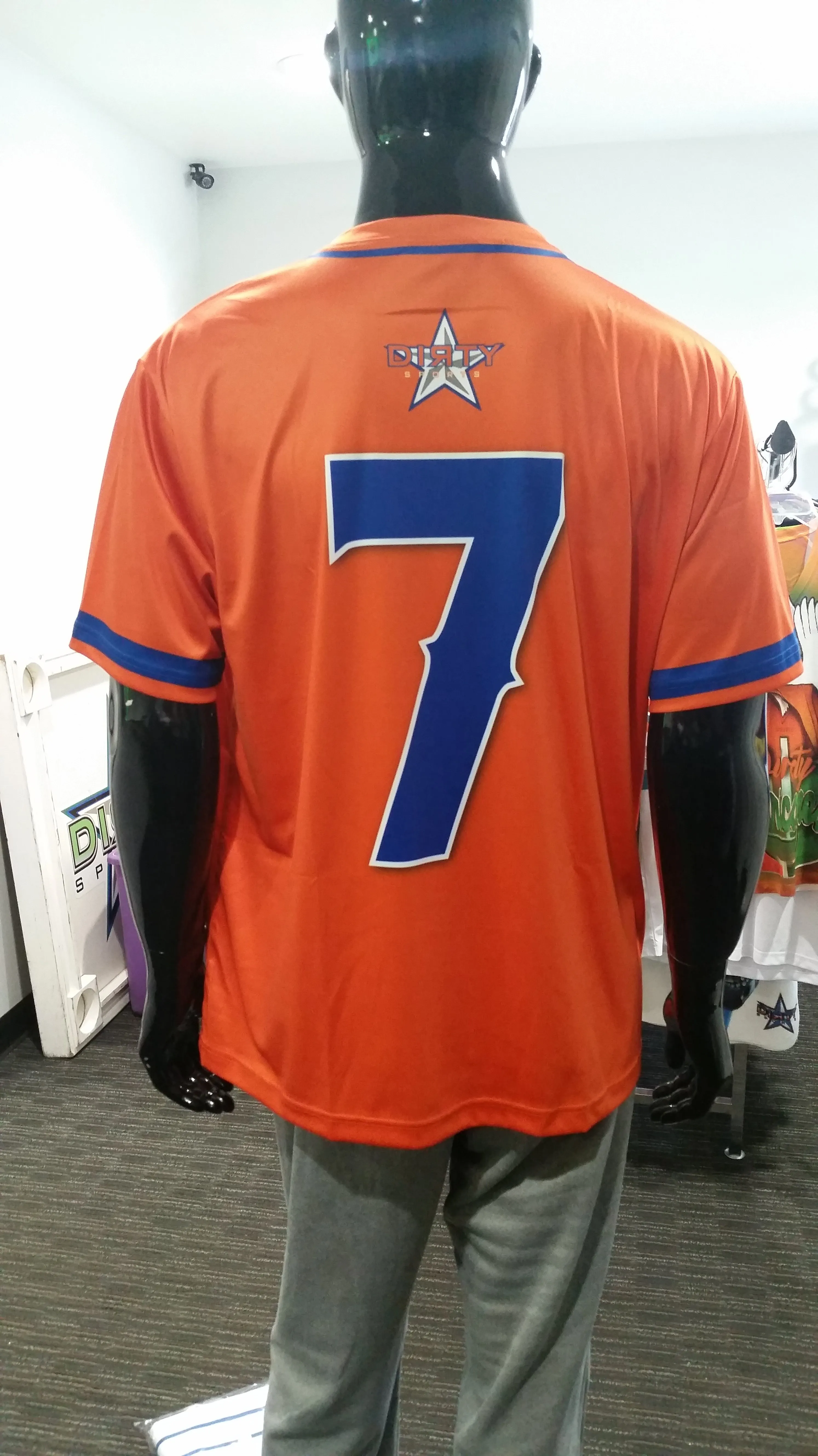 One Payment, Orange - Custom Full-Dye Jersey and Pants