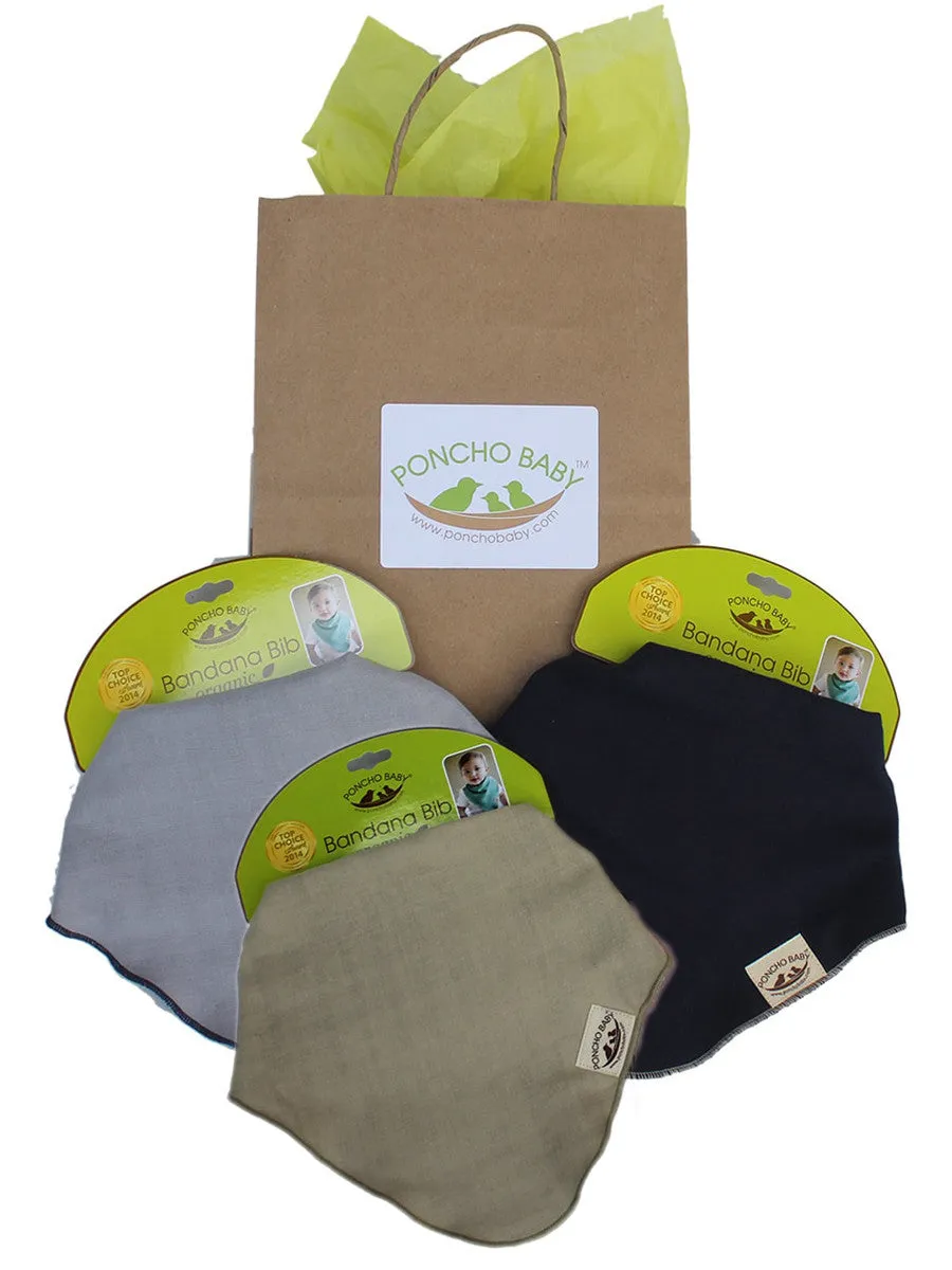 Organic Bandana Bib Set - 3 Bibs