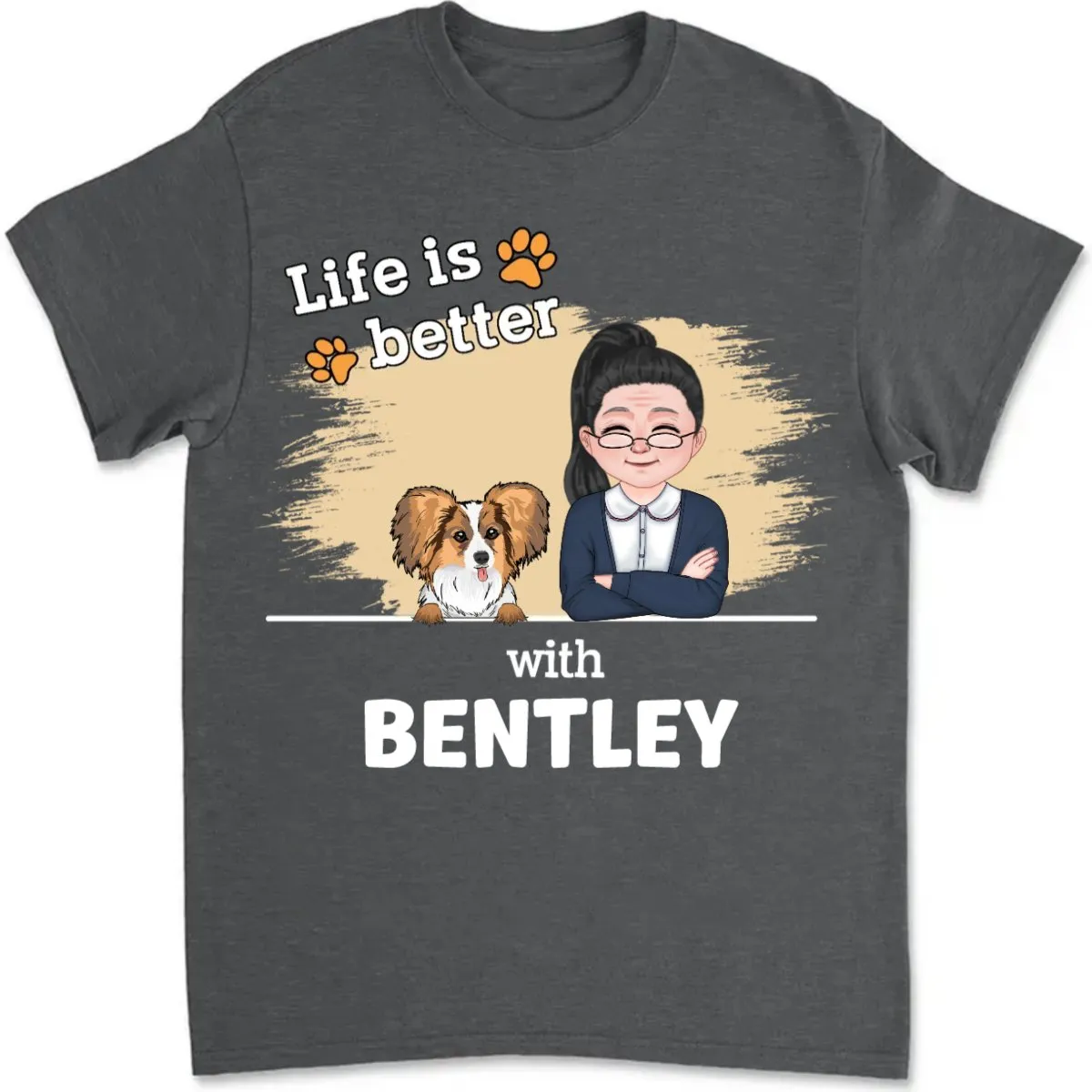 Pet Lovers - Life Is Better With Pets 2 - Personalized Unisex T-shirt