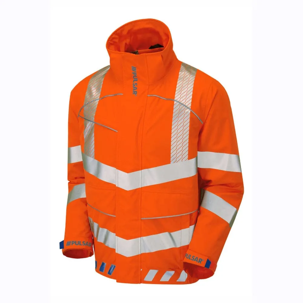 PULSAR EVO253  Evolution HV Orange Waterproof Breathable Bomber Jacket