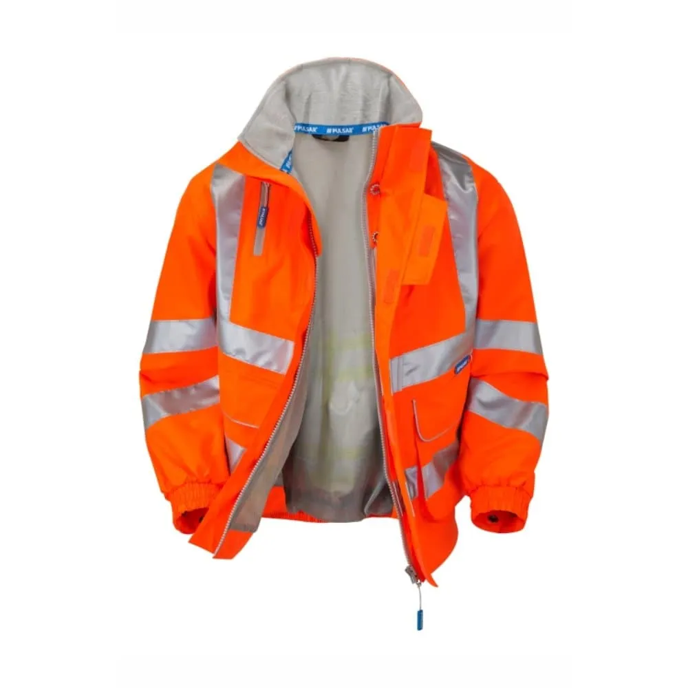 PULSAR PR515 Hi-Vis Rail Spec Unlined Bomber Jacket