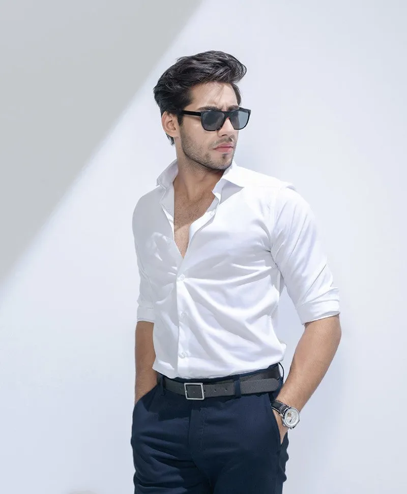 Pure White Shirt (Slim / Modern Fit)