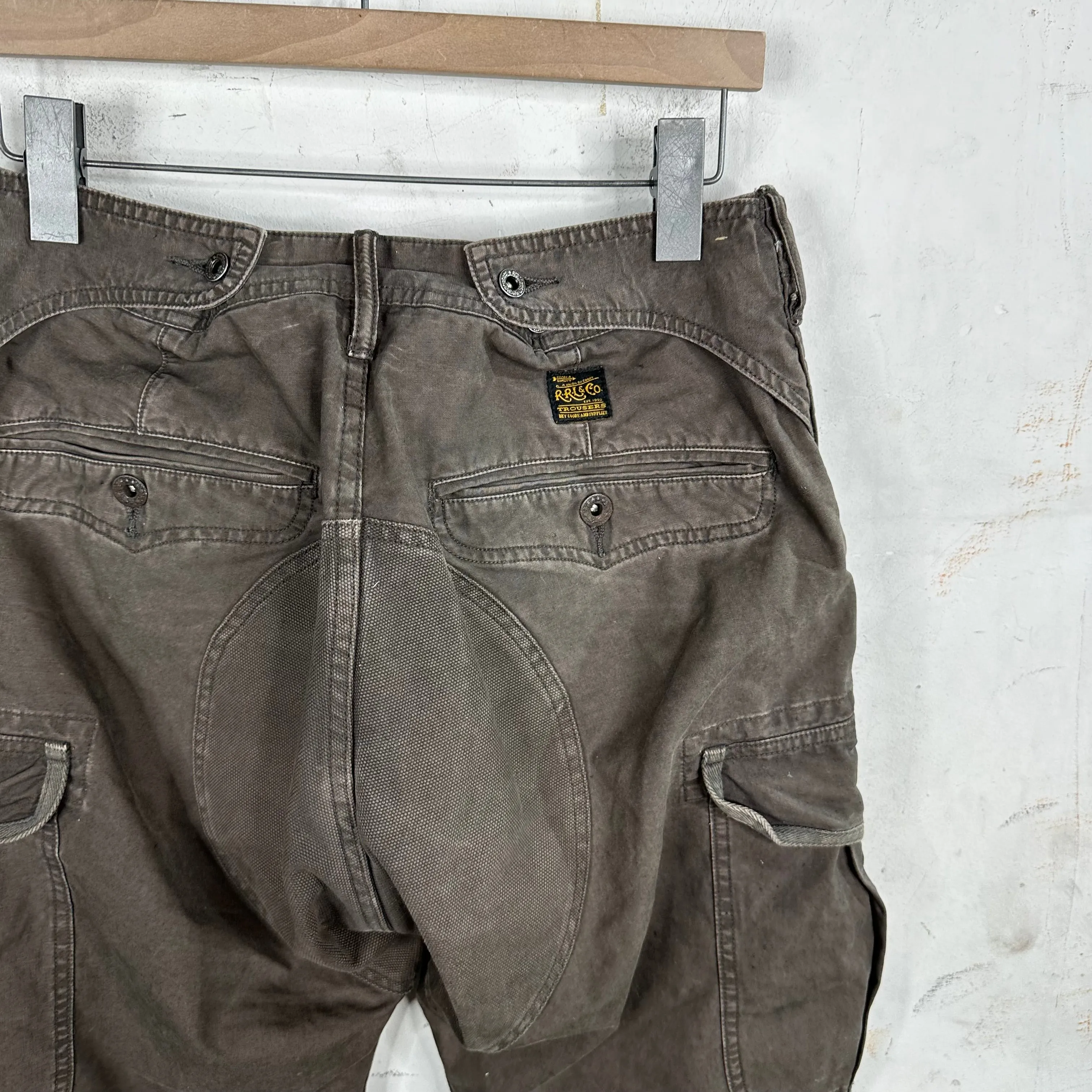 RRL Tapered Canvas Cargo Trousers