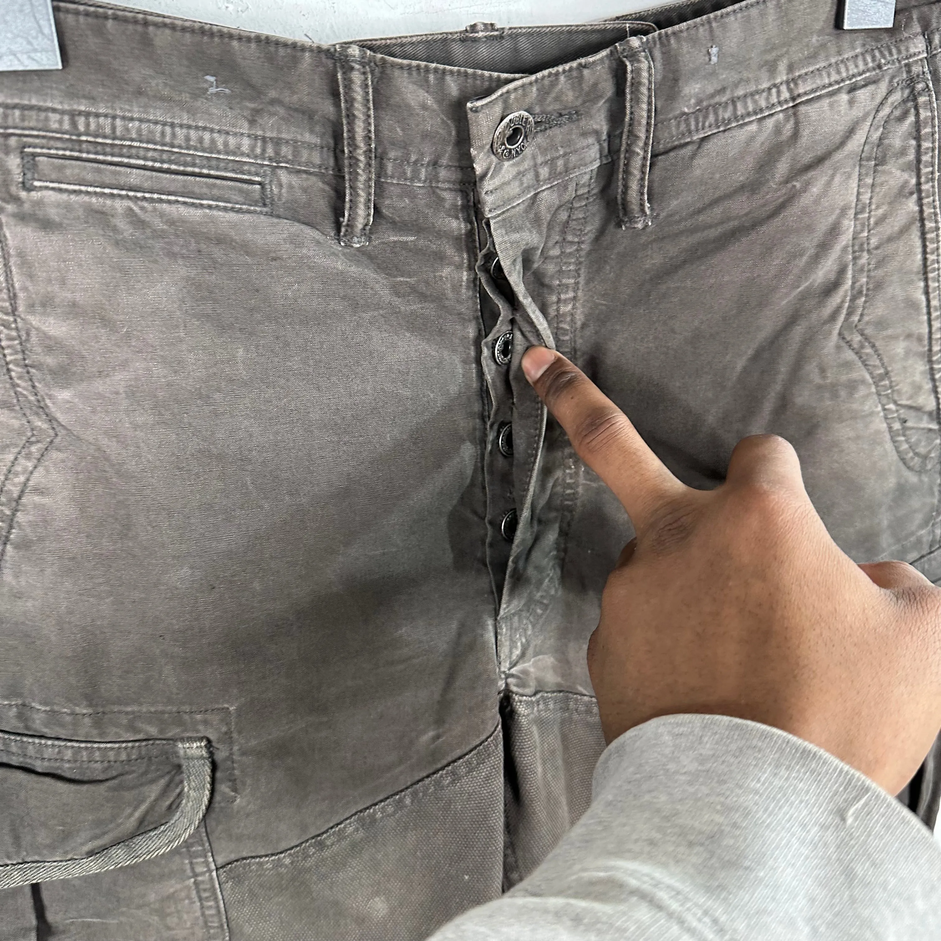 RRL Tapered Canvas Cargo Trousers