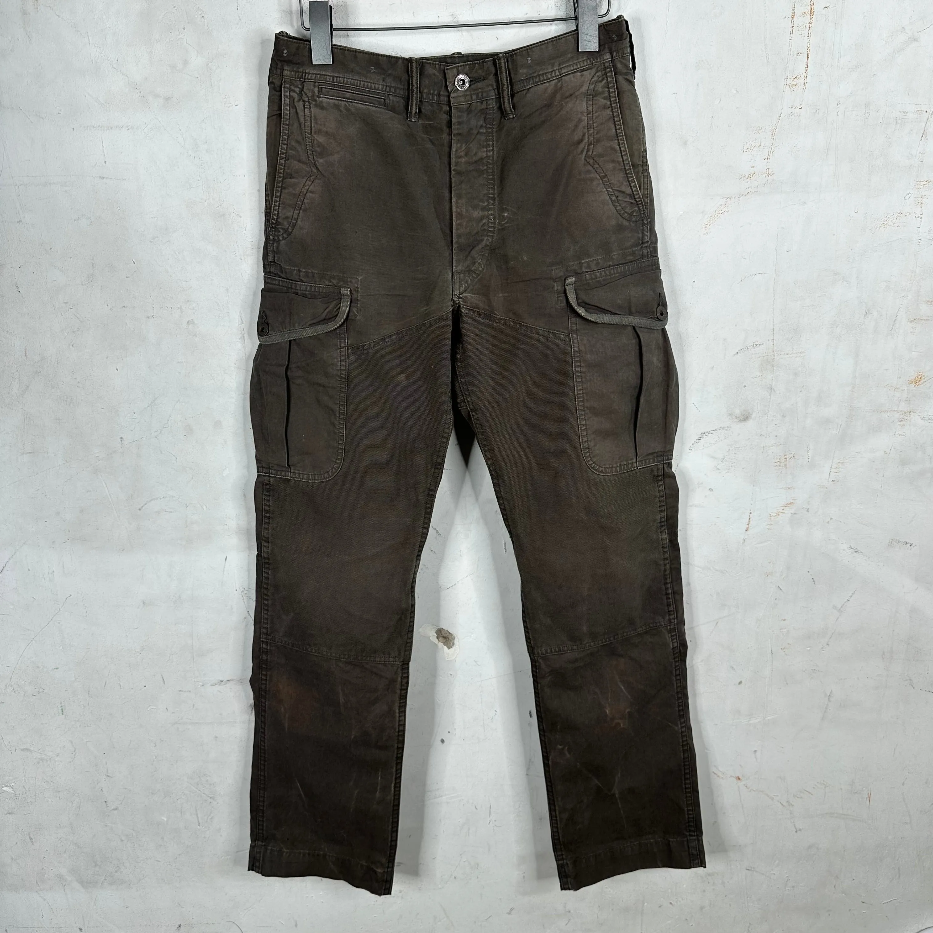 RRL Tapered Canvas Cargo Trousers