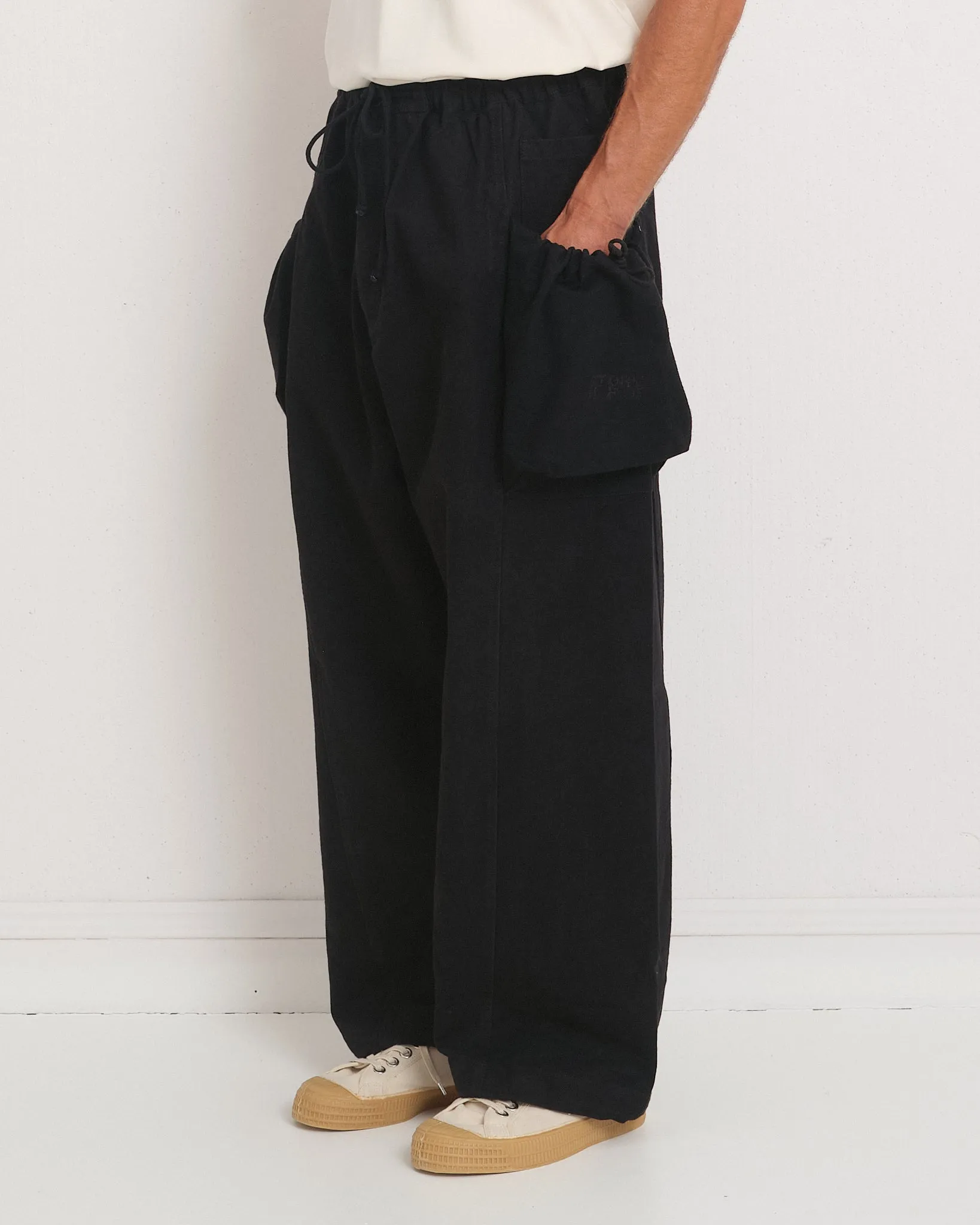 Salt Pants - Black Slub