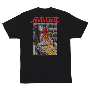 SANTA CRUZ T-SHIRT PACE DUNGEON BLACK