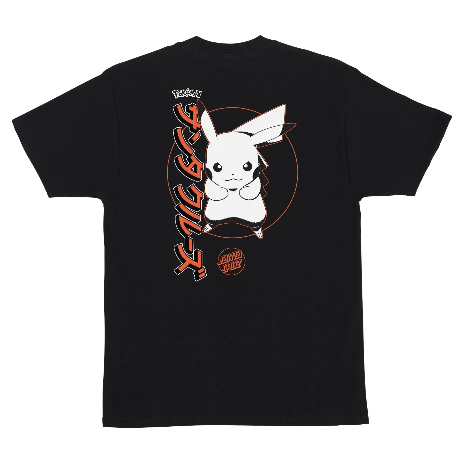 SANTA CRUZ X POKEMON PIKACHU T-SHIRT BLACK