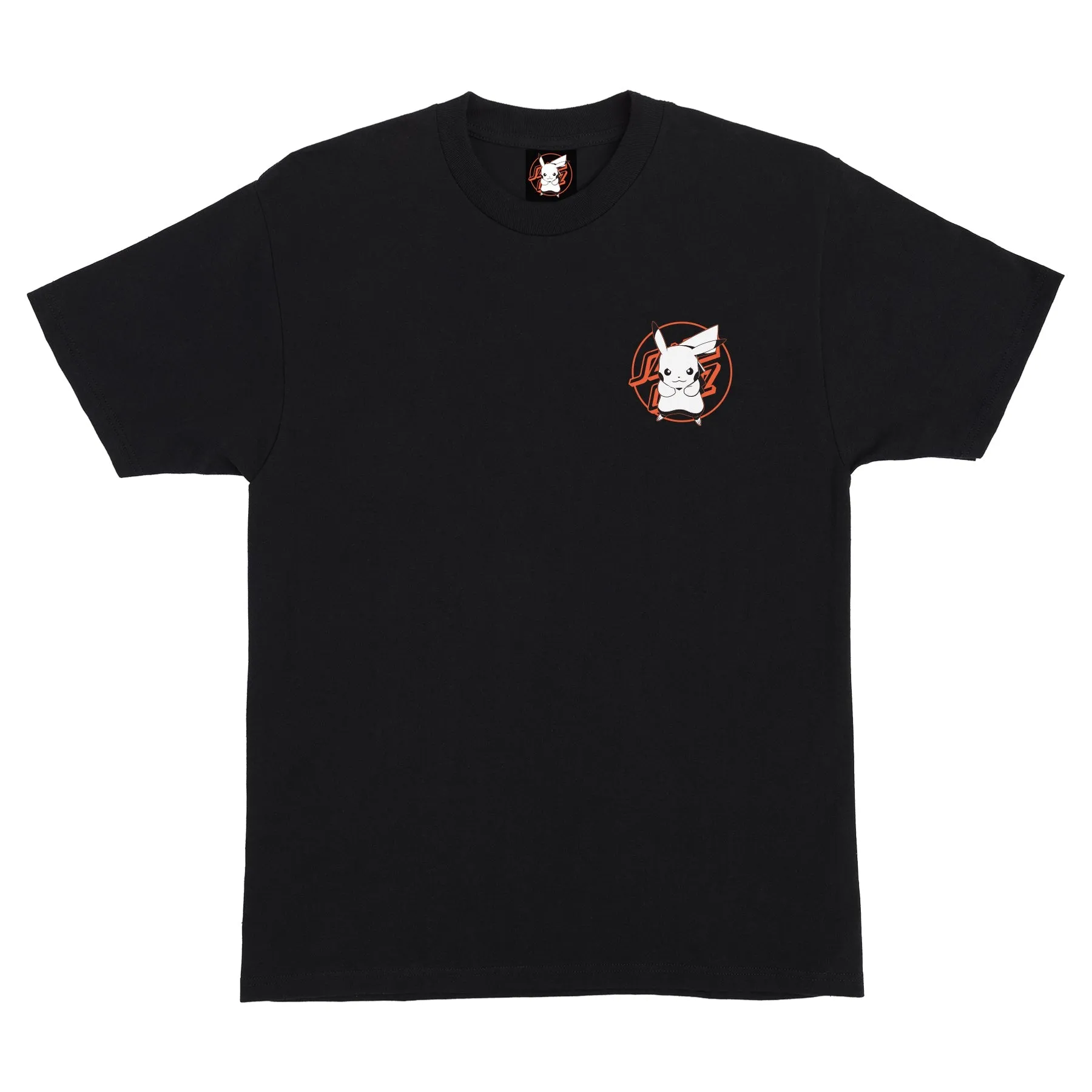 SANTA CRUZ X POKEMON PIKACHU T-SHIRT BLACK