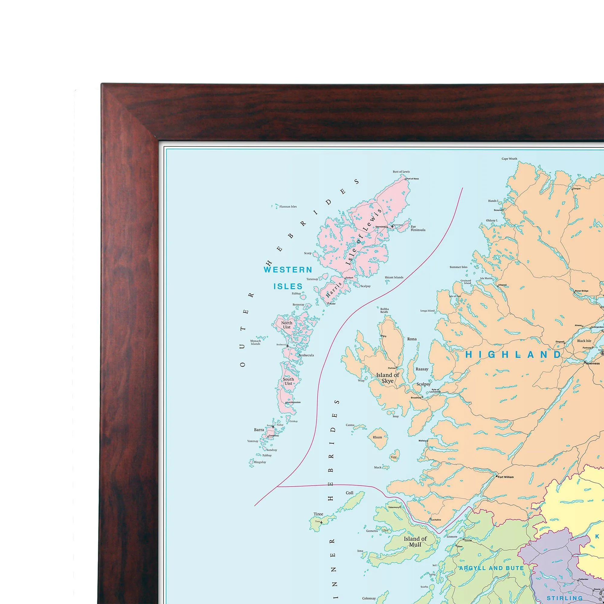 Scottish Highlands (North) - Postcode Sector Map 34