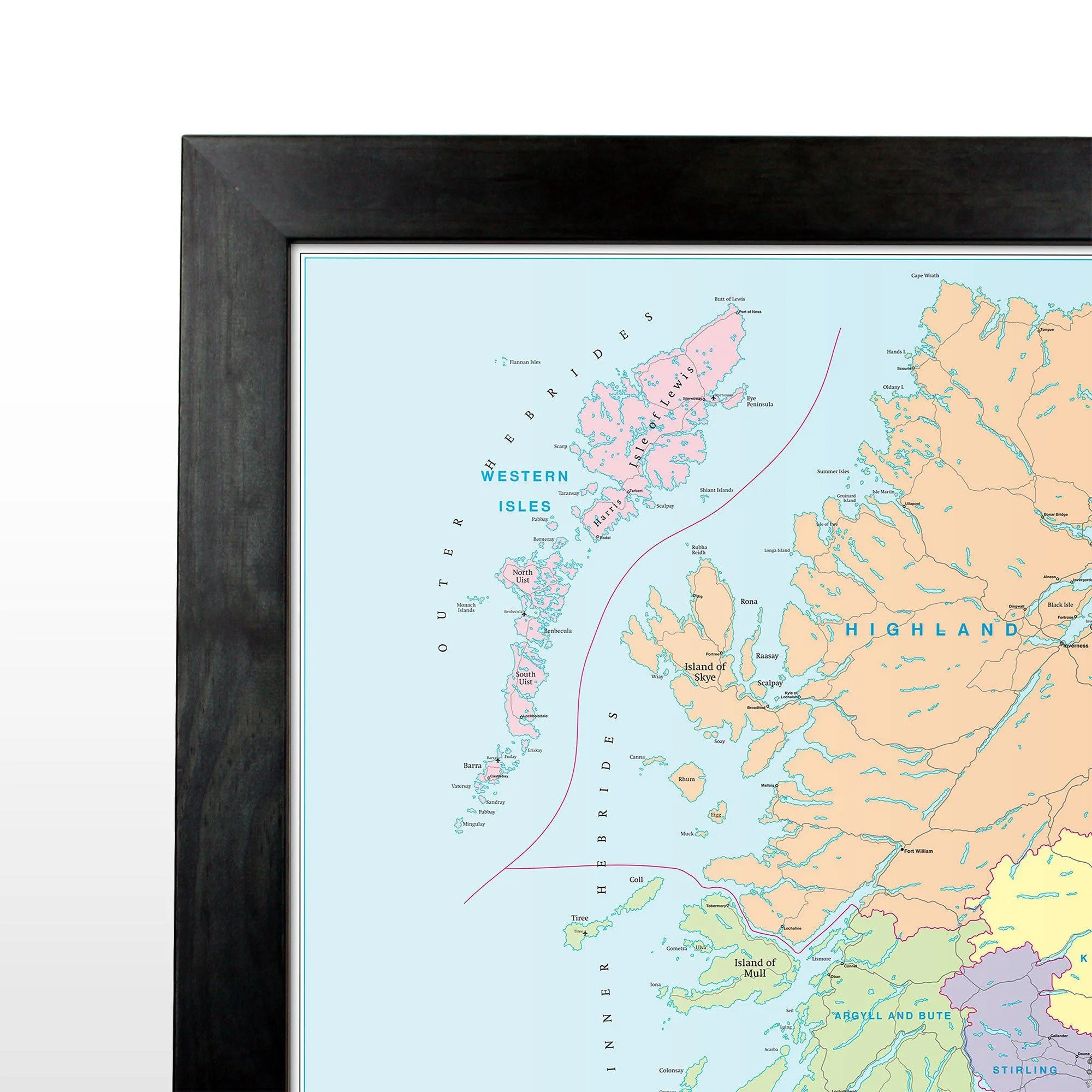 Scottish Highlands (North) - Postcode Sector Map 34